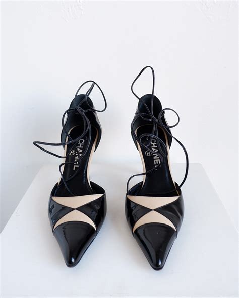 vintage chanel shoes pointy|Chanel patent shoes — Retold Vintage.